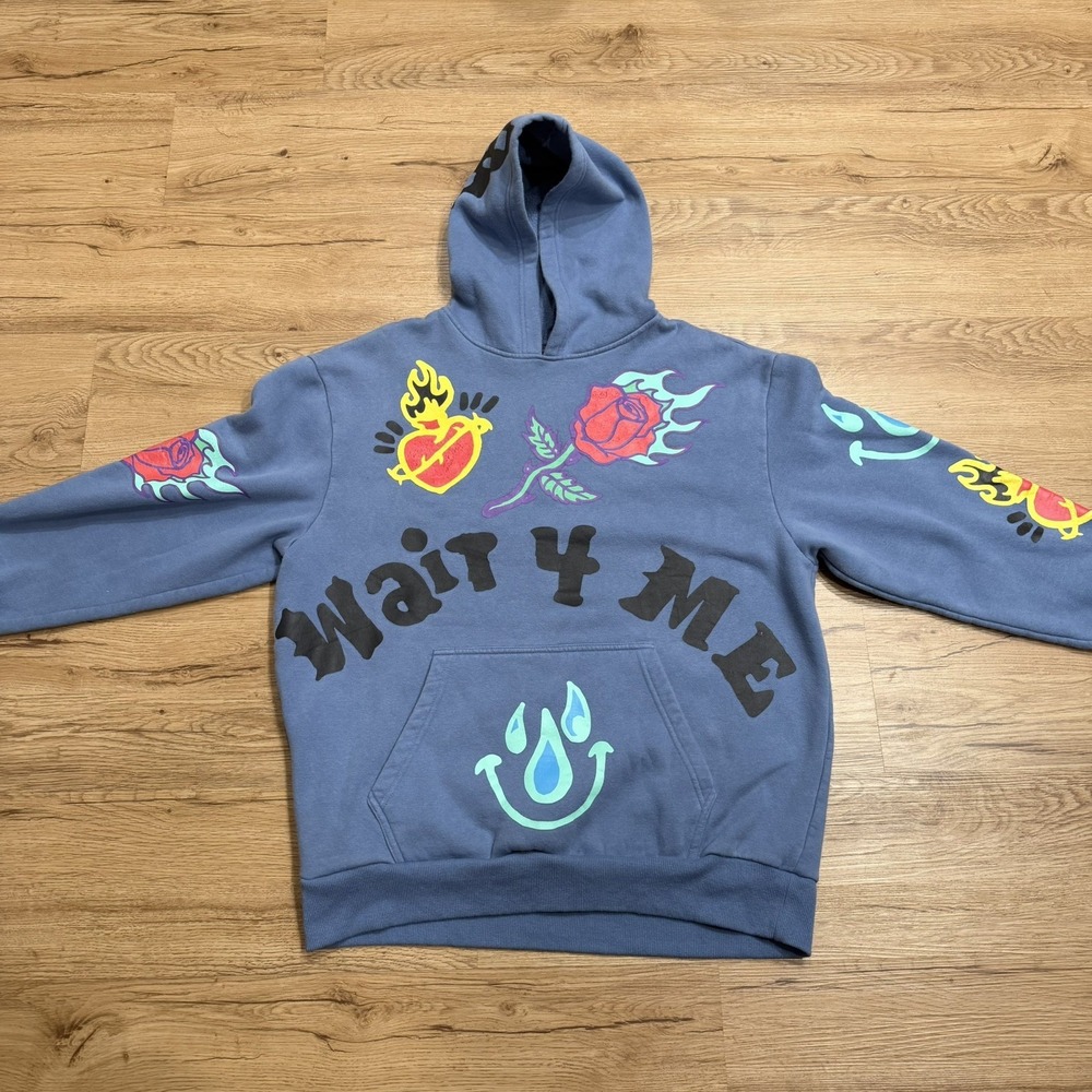 Men's' PacSun "Wait 4‎ Me Hoodie" Size Large